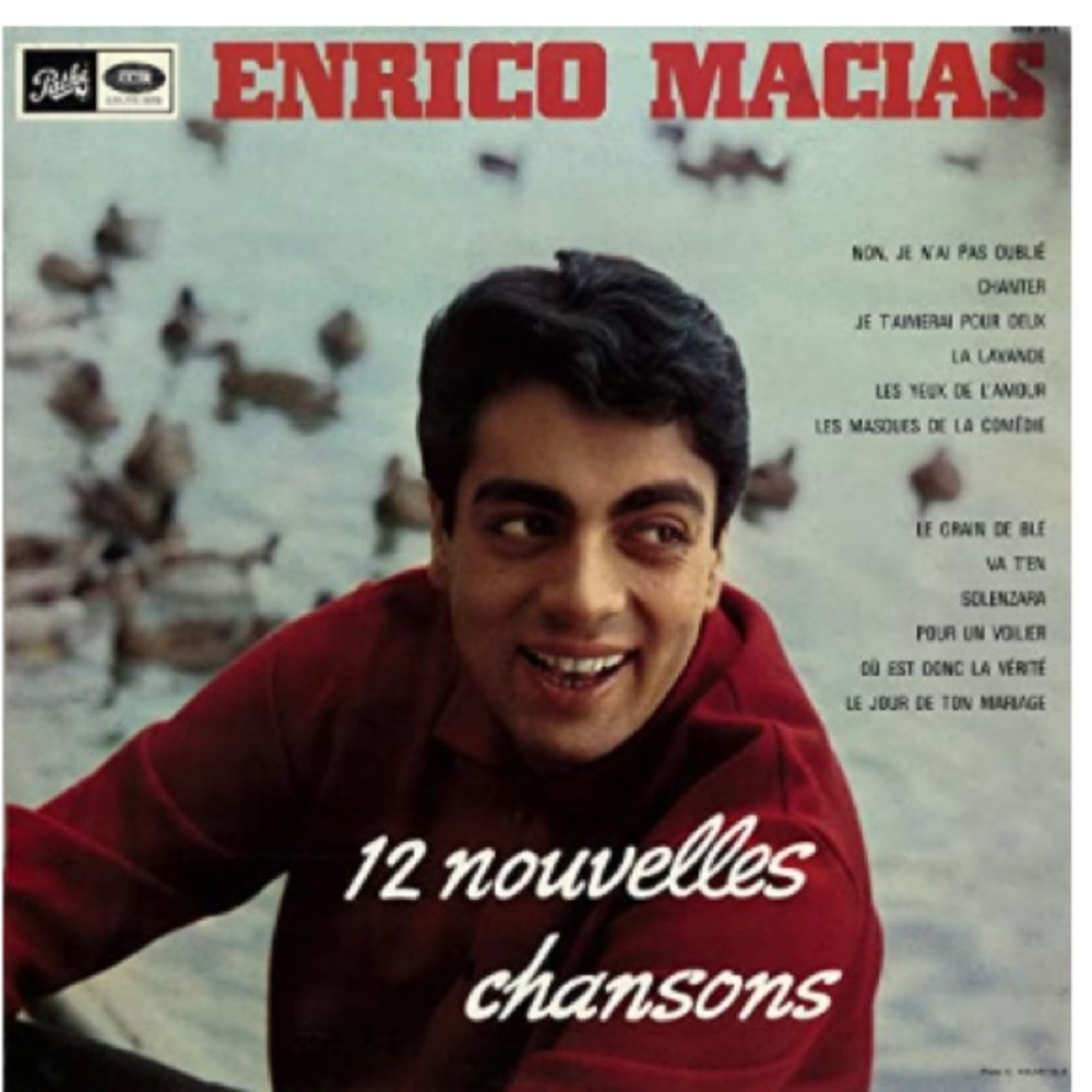 Enrico Macias -“12 nouvelles chansons” French musical 1964 Vinyl record